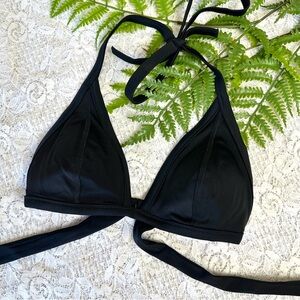 PINK Victorias Secret Black Strappy Swimsuit Top